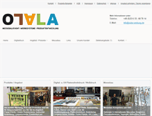 Tablet Screenshot of olala-werbung.de
